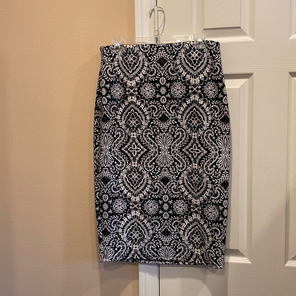 roz & ALI print pencil skirt